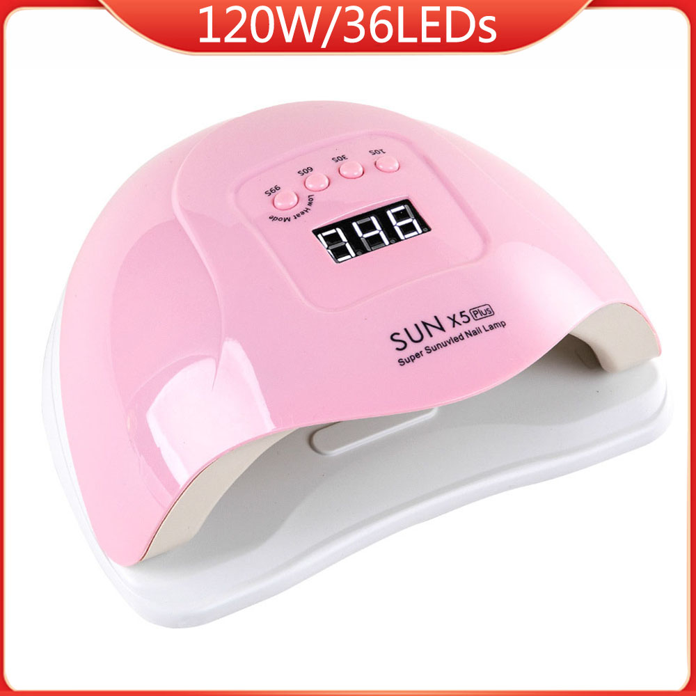 Sun  x5 plus uv led-lampa nageltork manikyr nagellampa uv-ljus för gelnaglar med rörelseavkännande lampa för manikyr