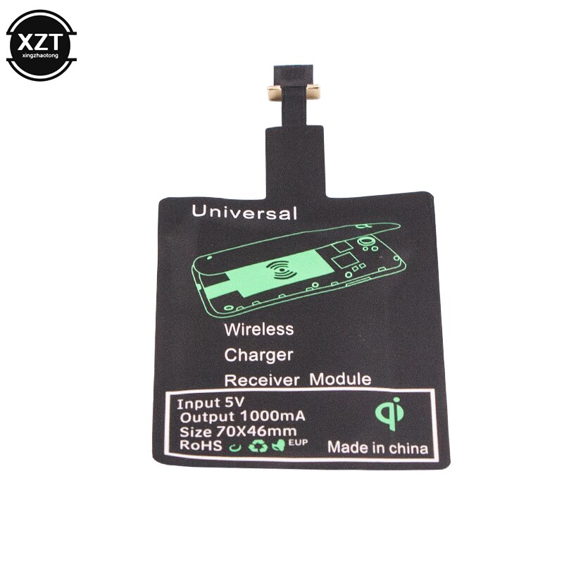 Qi Wireless Charging Receiver Adapter Micro USB Universal Wireless Fast Charger for Xiaomi Android Phone