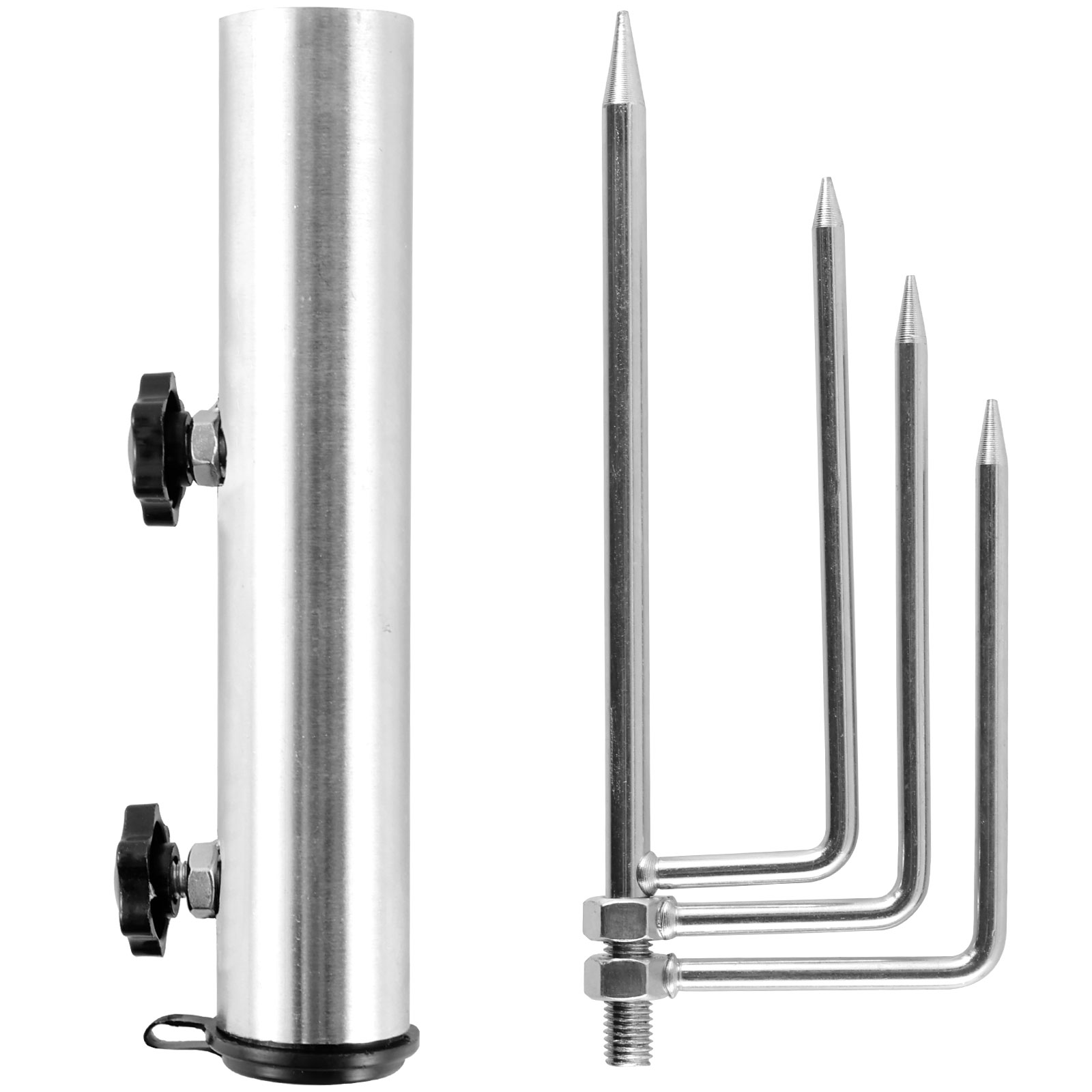 Strandschirm aus Metall, Sandanker, robuste Schirmständer, langlebiger Sonnenschirmständer für draussen, Garten, Camping, Schirmhalter: Ursprünglich Titel