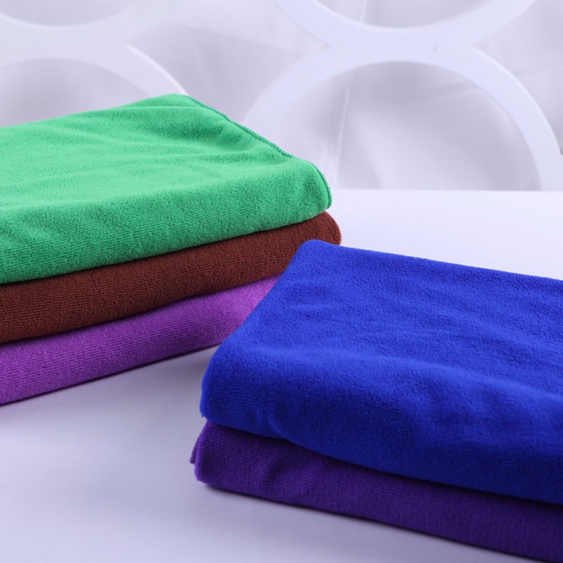 DIDIHOU 30x70cm petit Polyester absorbant petite serviette en microfibre serviette de bain à séchage rapide salle de bain serviettes de cuisine fournitures