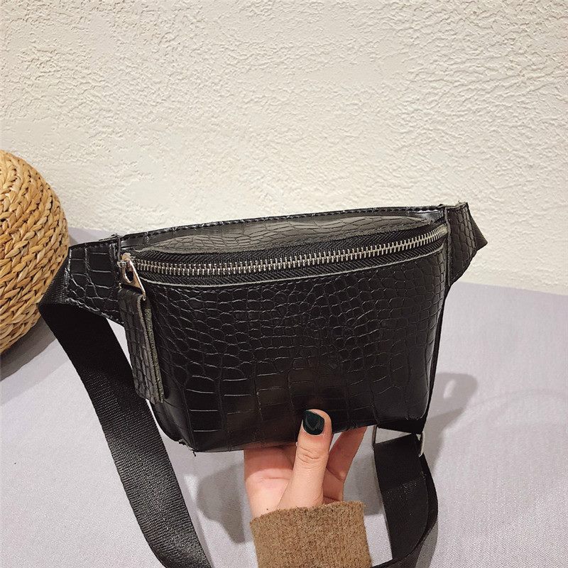 estilo bolsos para mujer Lady viaje cintura bolsa de cinturón bolsa de cadera 4 colores sólidos