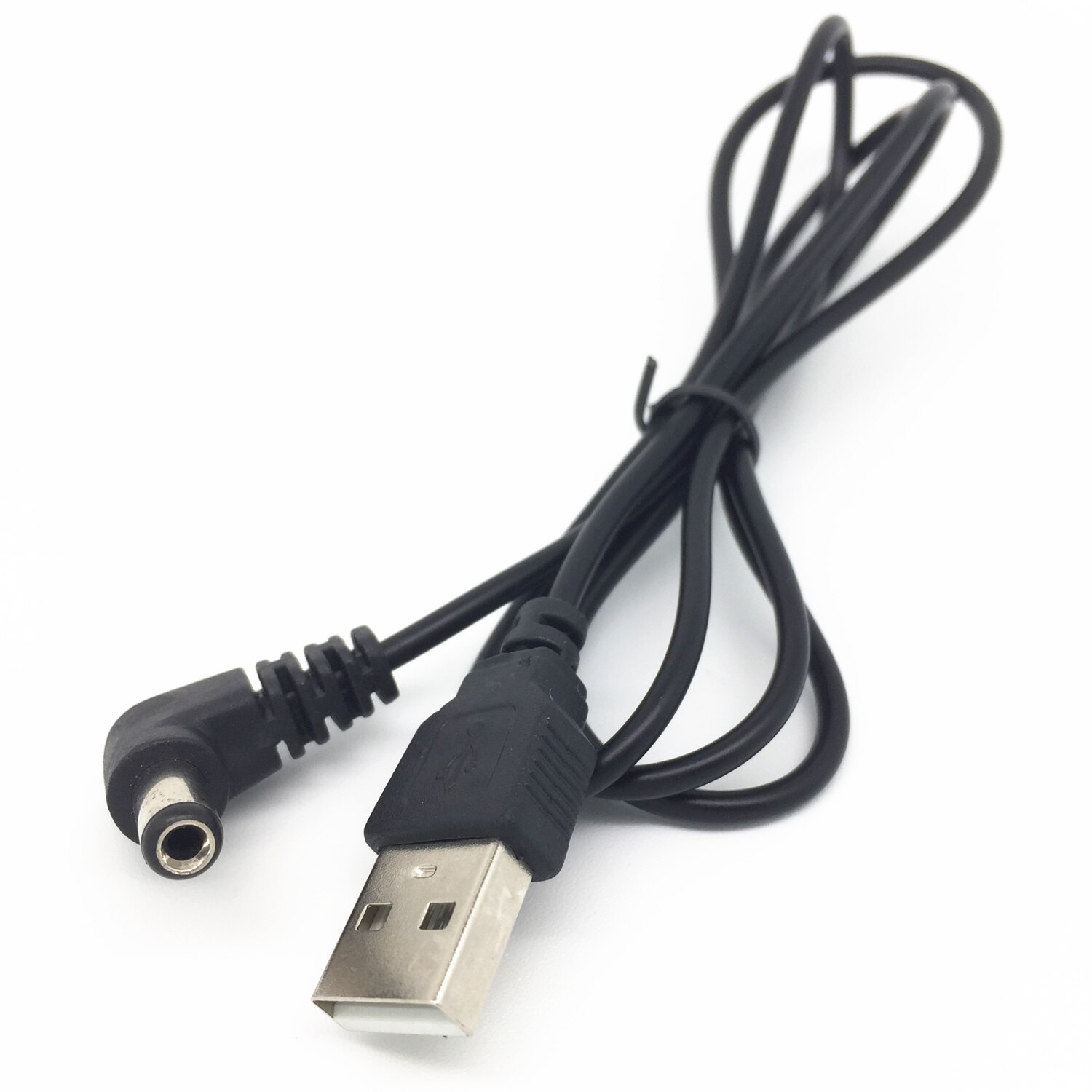90 Hoek Pc Laptop Usb Male Naar 5V Dc 5.5Mm X 2.1Mm Barrel Connector kabel