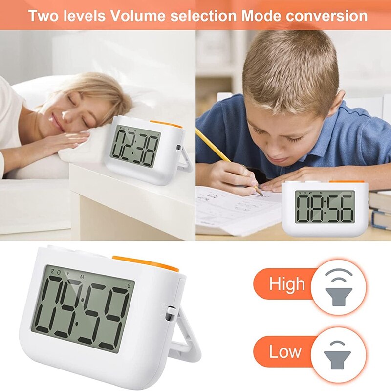 Timer, Kitchen Timer for Cooking, Classroom Timer for Kids, Magnetic Digital Stopwatch Clock Timer for Teacher, Study