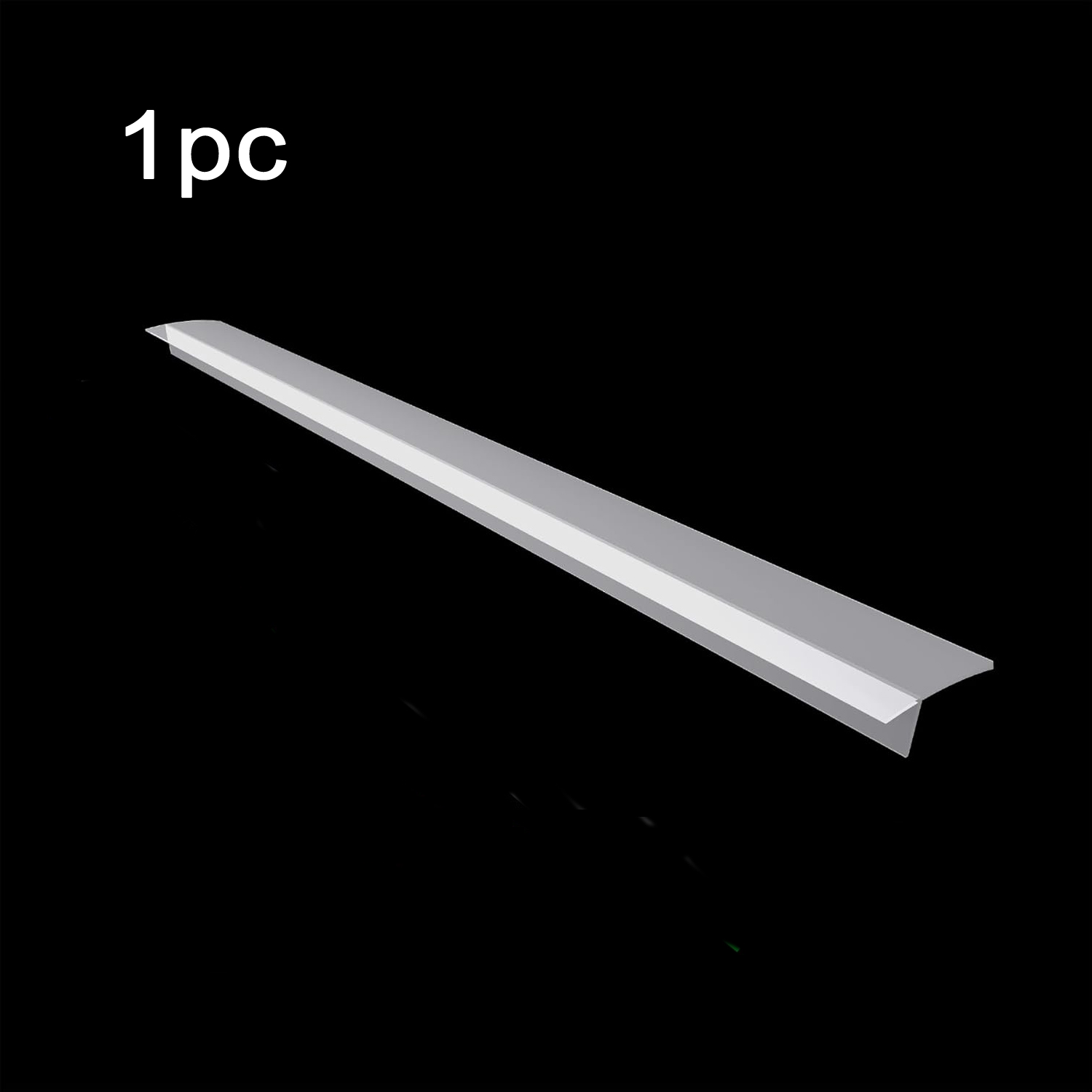 Stove Counter Gap Cover Kitchen Silicone Heat Resistant Mat Gas Stove Protector Slit Cleaning Pad Oil Dust Seal Cooker Cover: transparent