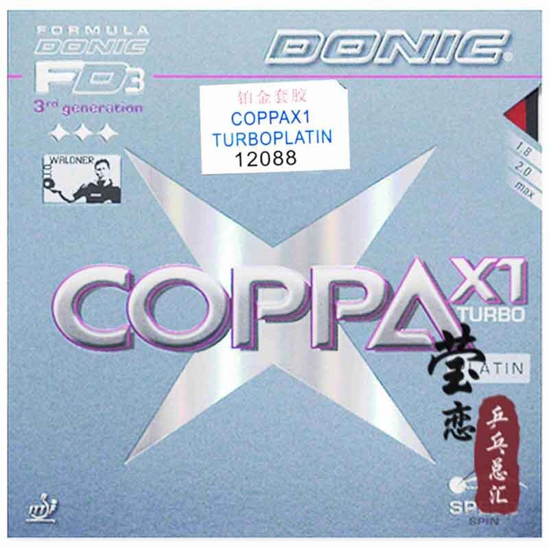 Original Donic COPPA X1 Gold/ COPPA X1 TURBO Platin/ COPPA X2 Platin Soft/ COPPA X3 Silver table tennis rubber tennis rackets