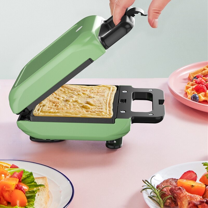 220V Electric Sandwich Maker Breakfast Machine Removable Waffles Egg Multifunction Breakfast Maker Bread Toaster Making Tool