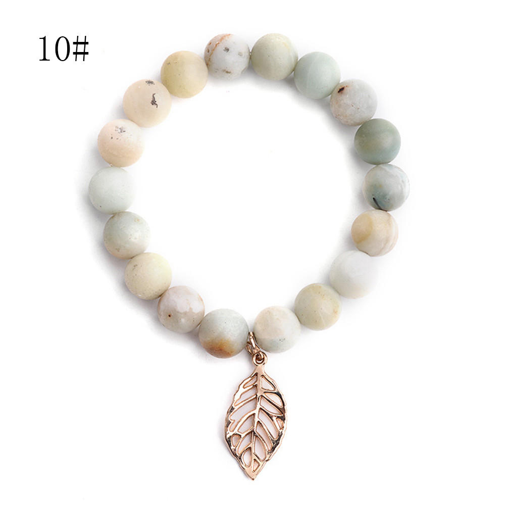 Naturliga färgglada armband matt frostade pärlor med lotus om buddha charm yoga armband bön 108 mala halsband kvinnor: 5