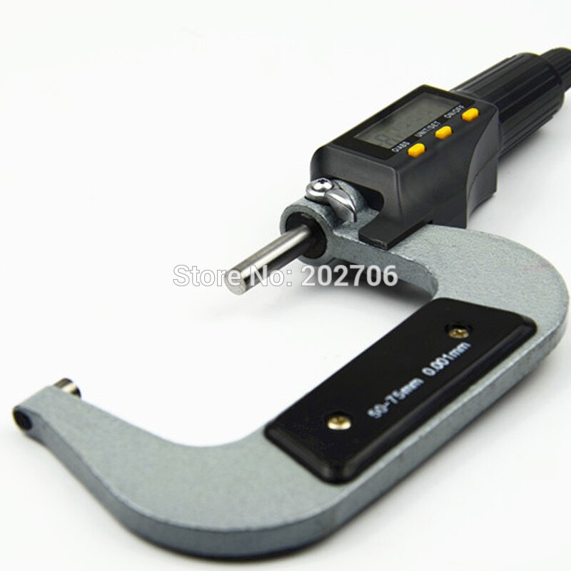50-75mm x 0.001mm electronic digital Micrometer outside digital micrometer gauge !