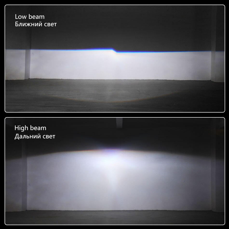 Aileo 2x 2.5 tommer led angel eyes bi-xenon projektor linse kørelys drl  h4 h7 h11 bil retrofit styling brug  h1 lys universal