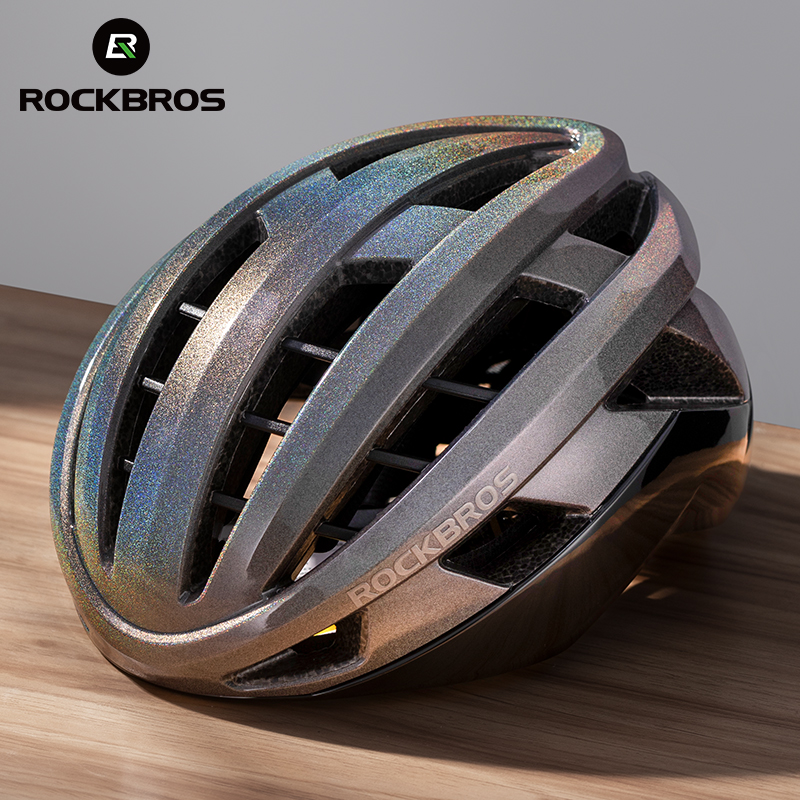 ROCKBROS-casco de ciclismo para adulto, ajustable, transpirable, moldeado integralmente, para bicicleta de montaña y carretera: XS / Chocolate