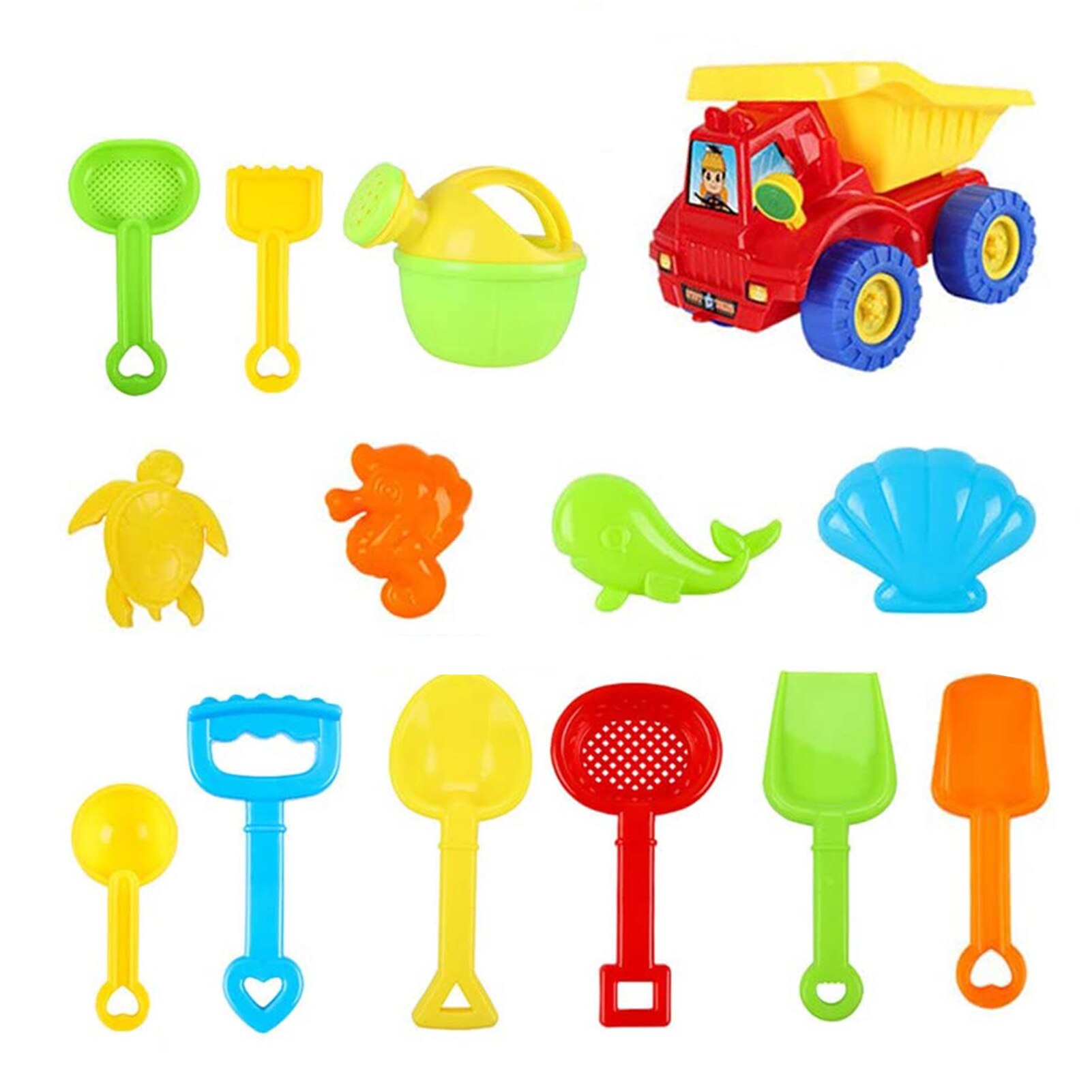 14Pcs Kinderen Zand Spelen Speelgoed Strand Gereedschap Set Grappige Water Beach Seaside Gereedschap Kinderen Strand Zand Speelgoed Schop tool: A