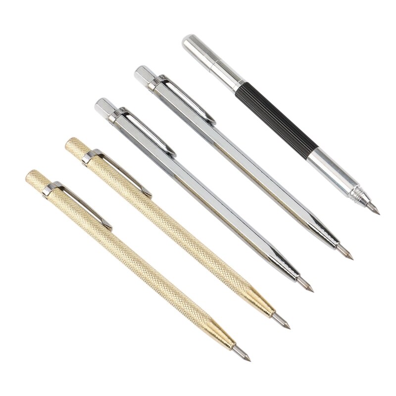 Tip Kraspen Etsen Graveren Pen Markering Pen Scribe Pen Tool Graveren Curve Pen Gereedschap Voor Metalen Plaat, Keramische, glas