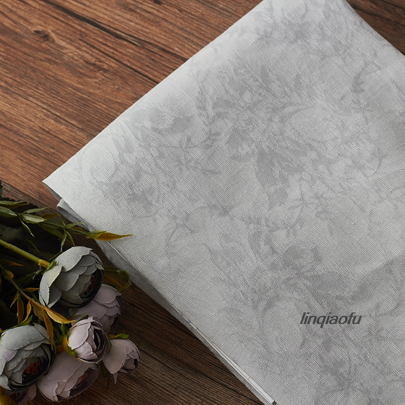 Silk linen fabric silk linen dress shirt fabric High-end linen fabric