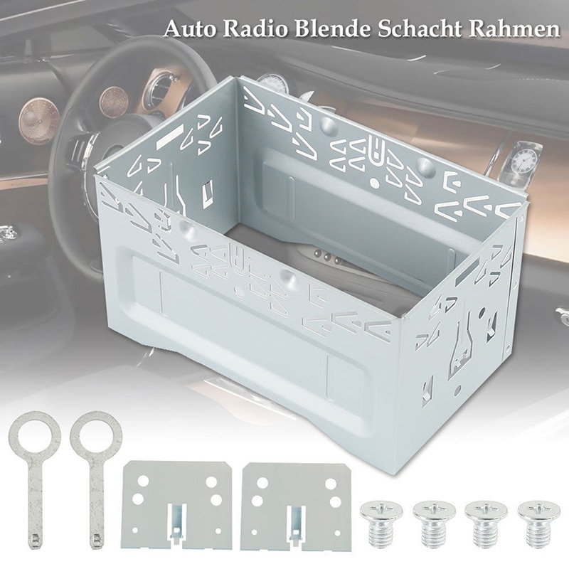 Offre spéciale 2Din Kit de montage unité de tête de Radio cadre d'installation universel 2Din Kit de montage boîtier de lecteur d'autoradio