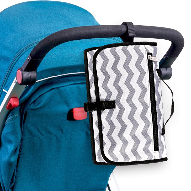 Baby bärbar hopfällbar blöjbyte vattentät matta snygg väska reseförvaring skötbord clutch baby care pro