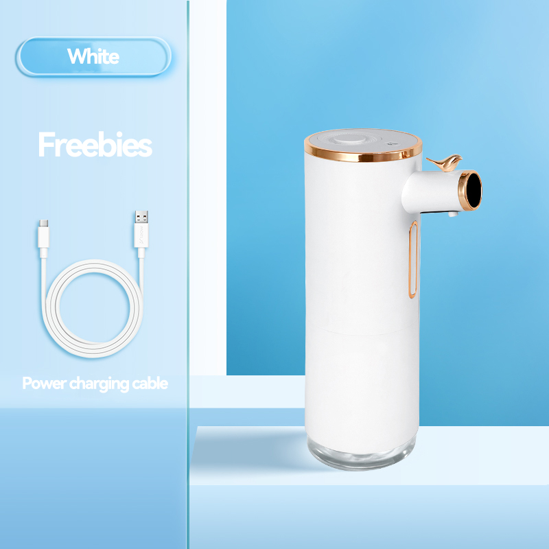 interhasa! Foam Automatic Soap Dispenser Bathroom Touchless Liquid Soap Dispensers With USB Charging Foaming Hand Sanitizer: White