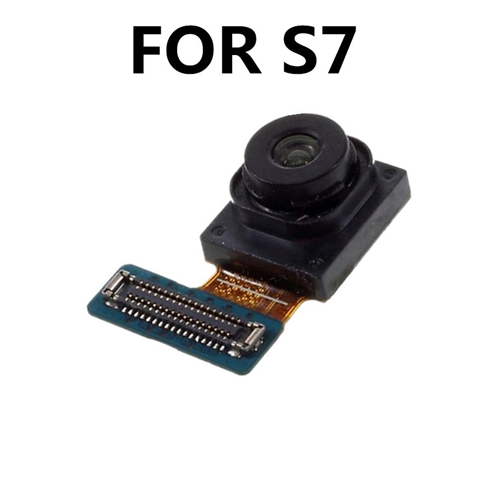 Przedni obiektyw aparatu do Samsung Galaxy S4 S5 S6 G920 S7 S8 S9 krawędzi S10 S20 S21 Plus G955F stoi mały aparat Flex Cable części: S7