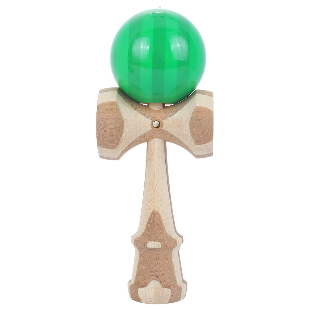 18CM Wood Kendama Toy Kendama Skillful Juggling Ball Education Traditional Game Children Adult Stress Relief Zabawk: 18CM green