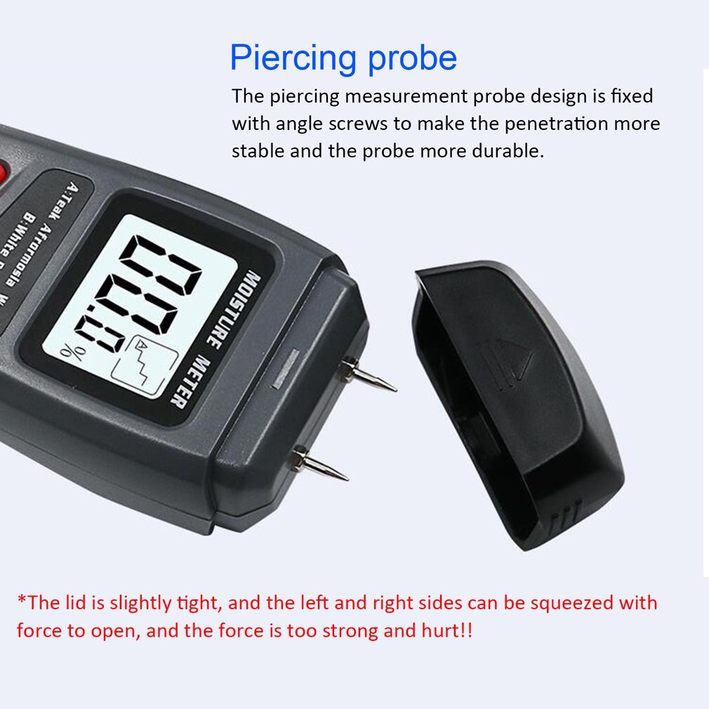 Wood Moisture Tester Moisture Meter Wooden Floor Carton Moisture Measurement Moisture Meter Moisture Meter