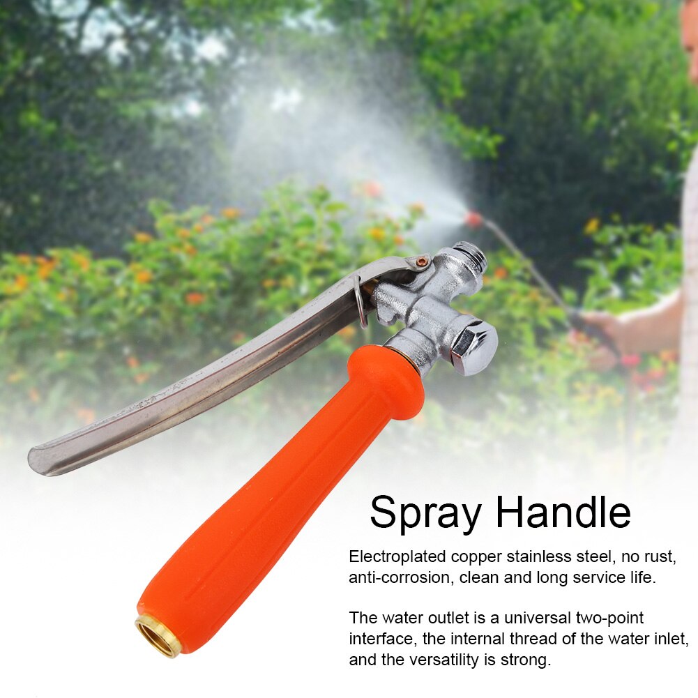Garden Sprayer Adjustable Spray Tip Spray Handle Multifunctional Sprayer Trigger Lock Replacement Handle Water Sprayer
