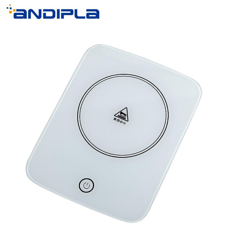 Théière en verre | Base chauffante multifonctionnelle, chauffage en verre, Thermostat intelligent tactile Portable, chauffe-café au lait, poêle à thé de bureau