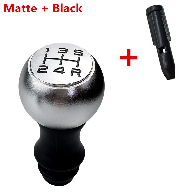 Levier de Changement de Vitesse Chromé Mat, Manette pour Voiture Peugeot 106 206 306 406 107 207 307 407 301 308 3008 C2 C3 C4: Matte Sleeve