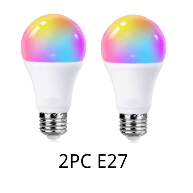 ATHOM Pre Flashed WLED Smart Bulb RGBCW 7W Works E27 B22: 2 PCS WLED E27