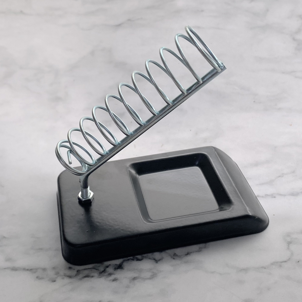 Soldeerbout Stand Draagbare Houder Soldeertin Stand met Lassen Spons Elektrische Soldeerbout Accessoires