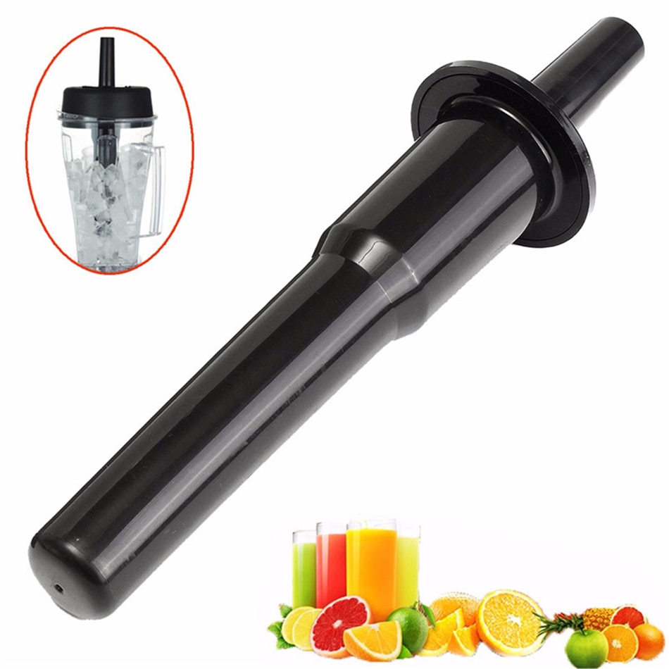 Duurzame abs plastic zwarte sapblender onderdelen sap stamper versneller voor vitamix standaard 64 voor oz container langer