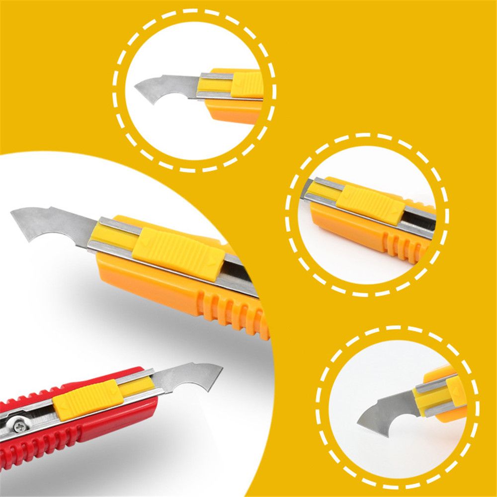 Cutting DIY ABS Plastic Sheets Cutting 10pcs Steel Blade Durable Hook Knife Acrylic Cutter Hand Tool DIY Craft
