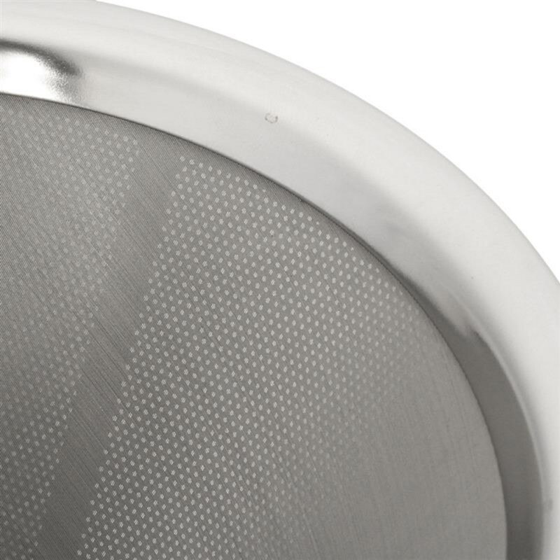 Stainless Steel Paperless Pour Over Coffee Dripper Slow Drip Coffee Filter Metal Cone -Single Serve Maker Removable Cup Stand