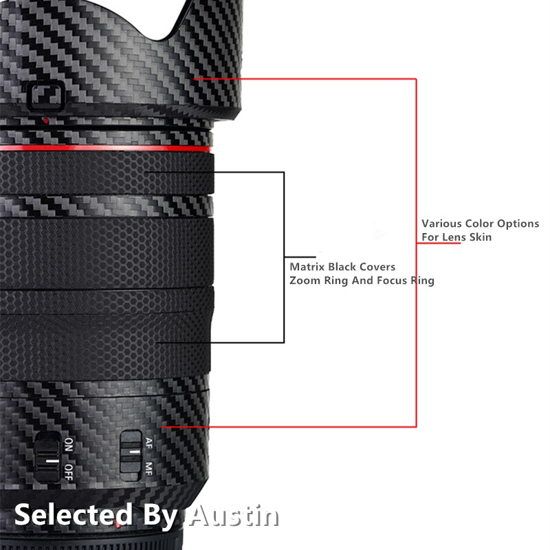 Premium Lens Skin For Canon EF 24-105 f/4L II Sticker Decal Wrap Film Anti-scratch Coat Cover Case