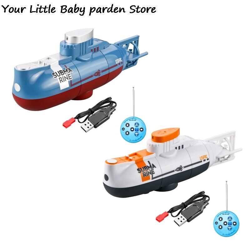 Mini Rc Submarine Afstandsbediening Boot Waterdicht Duiken Speelgoed Simulatie Model Zwemmen Voor Kids Jongens Meisjes