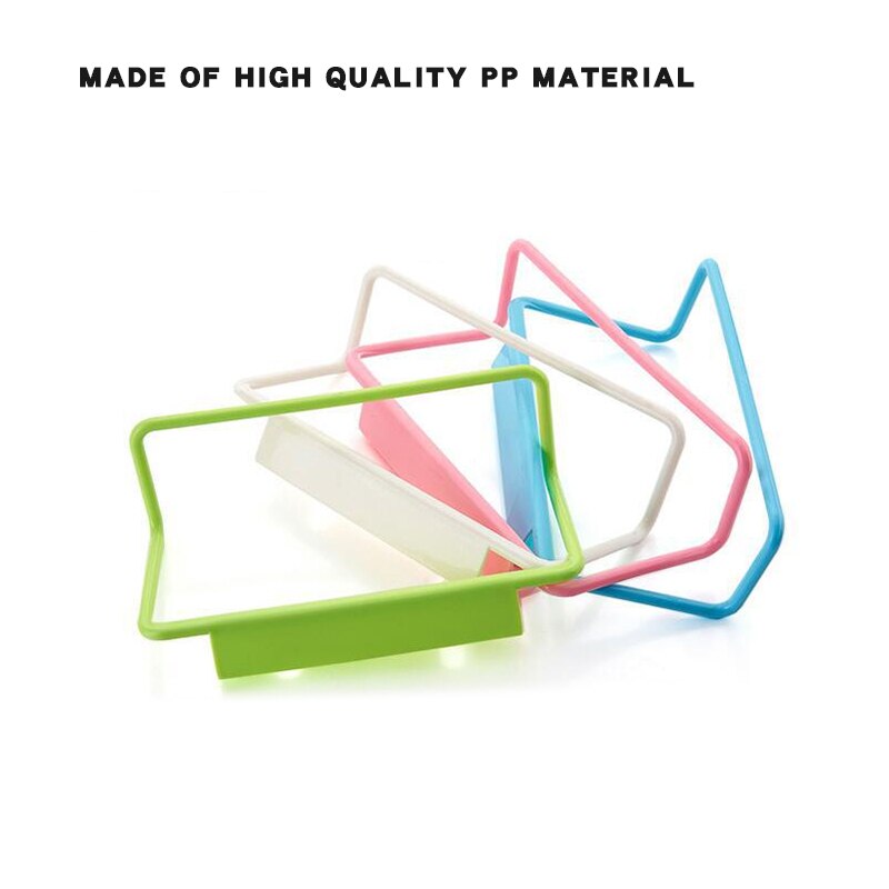 Towel Rack Hole-Free Seamless Bathroom Towel Rack Cabinet Door Back Rag Rack Hanger Shelf Household Items For kitchen