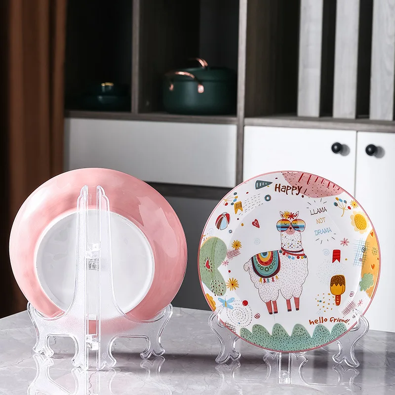Tallriksställ hopfällbar skål tallrik bildställ förvaringshållare plast tallrikshållare skål diskbricka ställ kökstillbehör