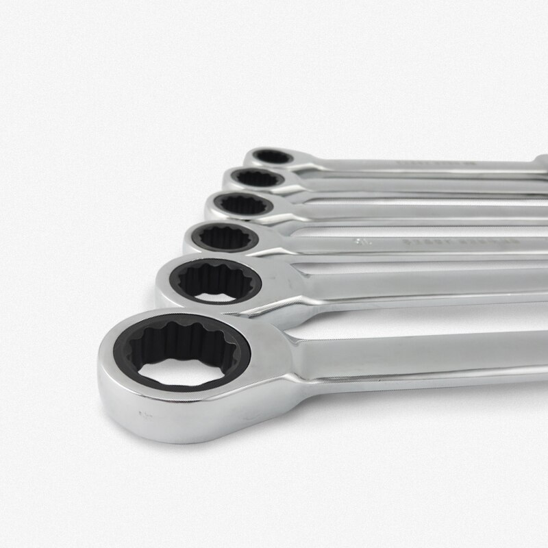 Ratchet Combination Metric Wrench Set Hand Tools Torque Gear Ring and Socket Wrench Universal Adjustable Wrench Set