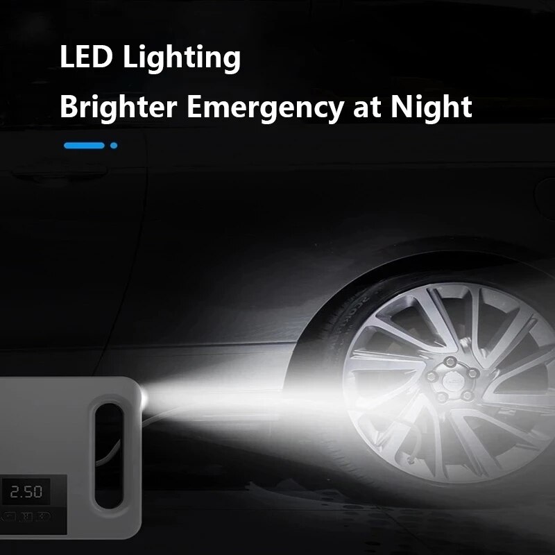 Portable Car Compressor 12V Air Pump For Car Electric Air Blower High Pressure Tire Inflator Digital Pressure Gauge Injector