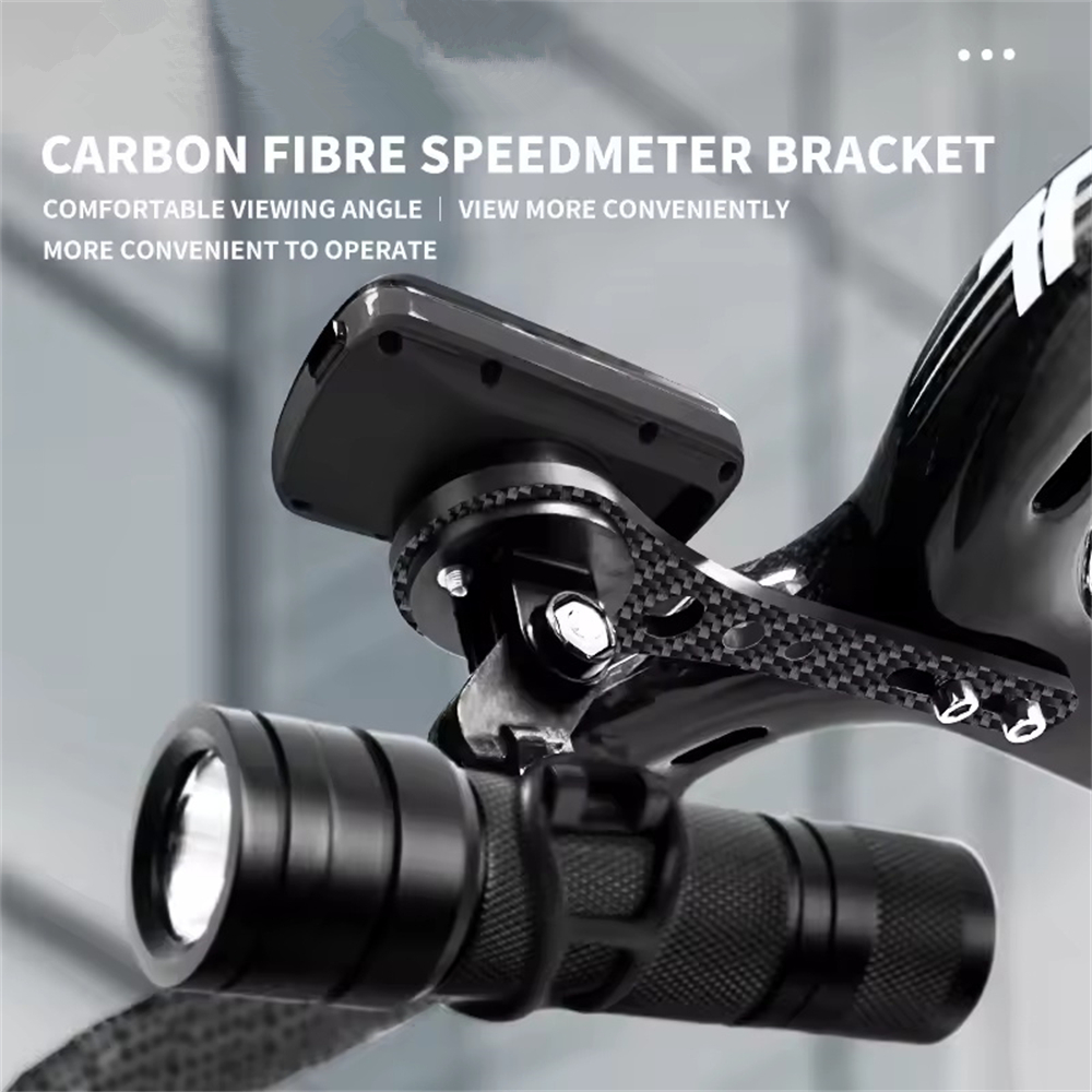 BKPTX CM-01 Carbon Computer Halterung Rennrad Integrierte Lenker Für Garmin/Wahoo/Bryton/Kamera 3K Fahrrad Zubehör