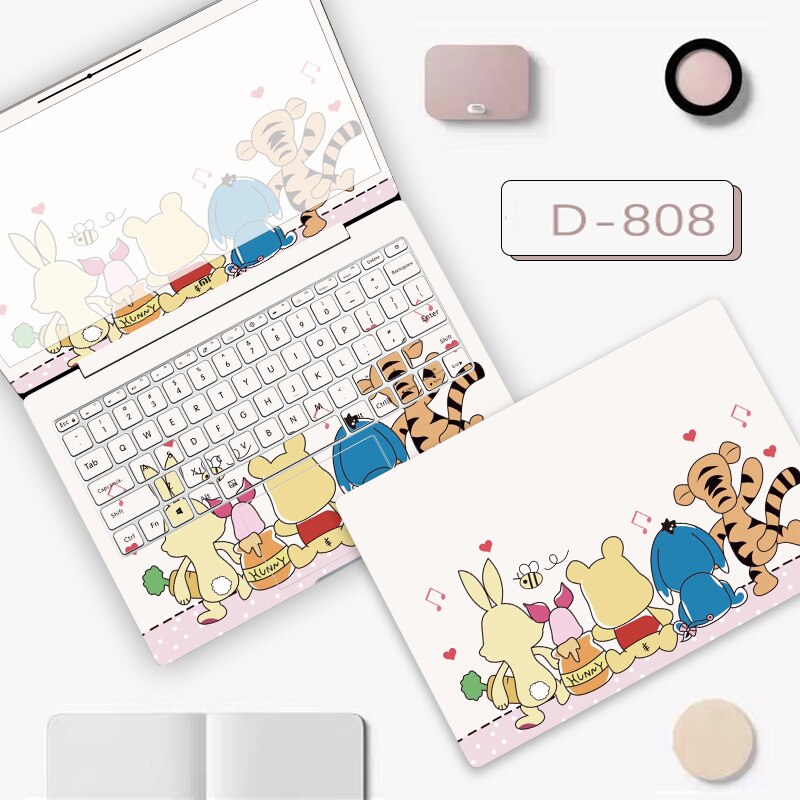 laptop stickers Cute girl cartoon series stickers laptop keyboard stickers laptop skin for macbook air a2179 hp lenovo 340 ABC: ZD-808