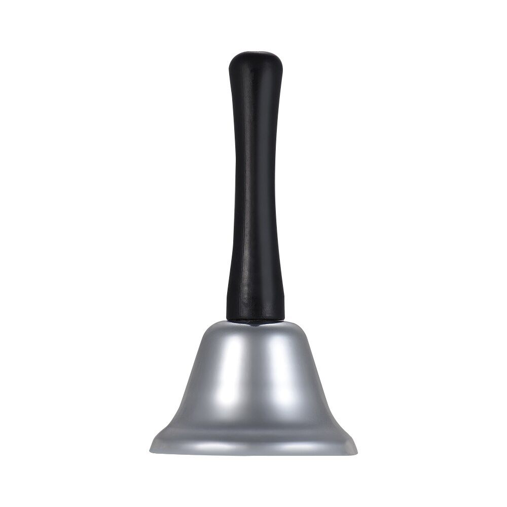 Gull hånd bjelle høyt ringe bjelle jingler ringer for bryllup arrangementer dekorasjon mat linje alarm jul