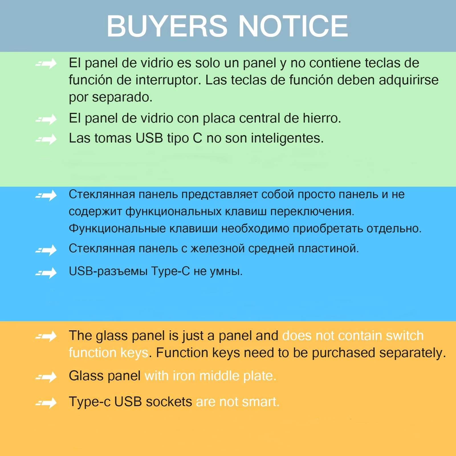 BSEED 1/2/3Gang Wall Touch Switch 1/2/3Way Function Base Stair Switches Spare Parts Sensor Glass Panel DIY Free Combination