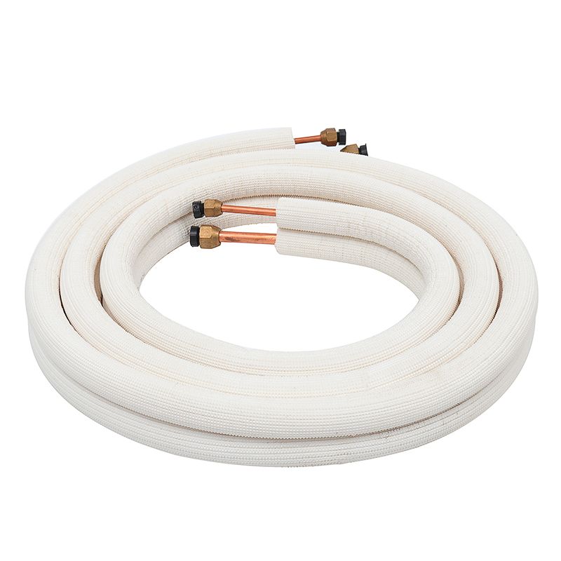 3m Air Conditioner Pair Coil Tube 1/4'' 3/8" Insulated Copper Pipe Split Line Wire Set Air Conditioner Parts Refrigerant Tube