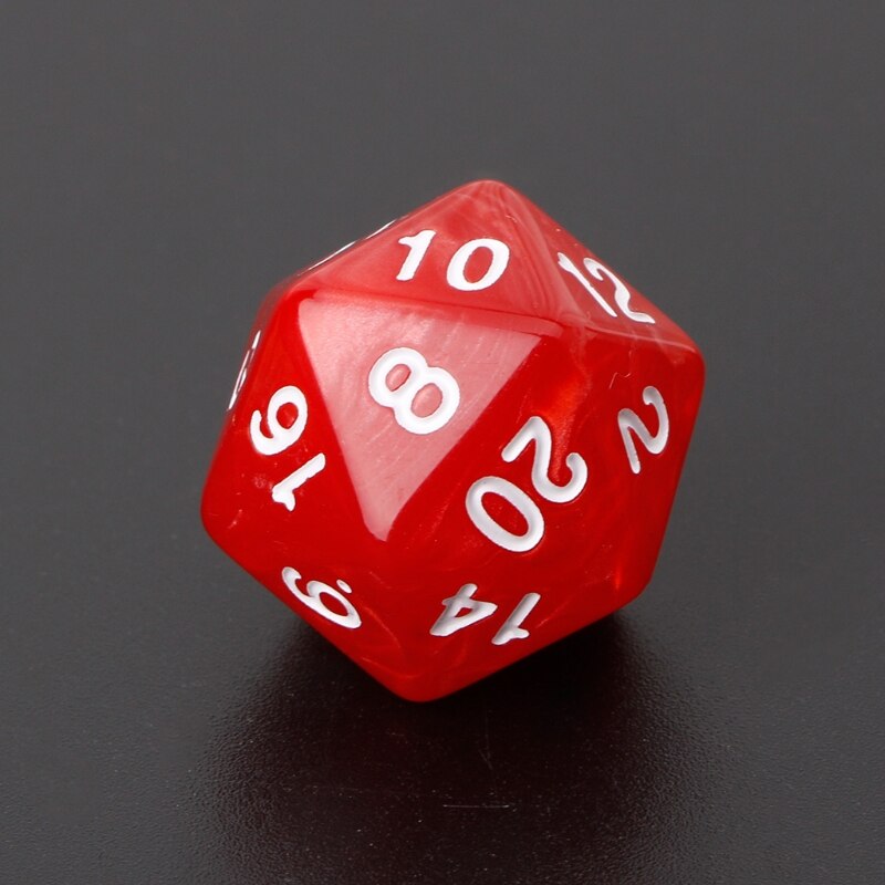 7 stk/sæt polyedriske terninger hvide tal til drage stifinder  d20 d12 2 xd 10 d8 d6 d4