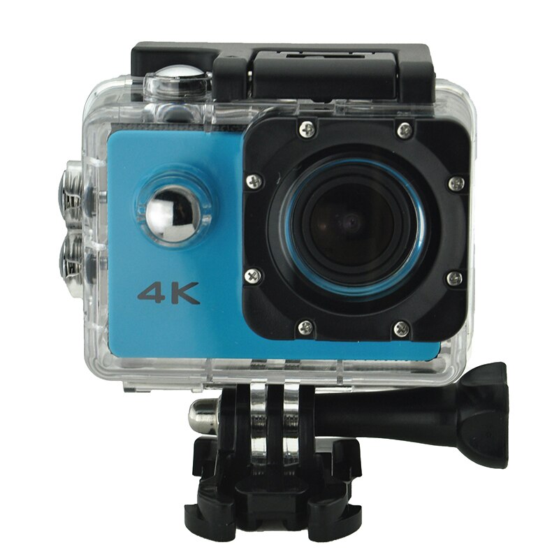 Sport Actie Video Camera 4K Waterdichte Brede Kijkhoek Bike Outdoor Camera Onderwater Helm Video-opname Camera &#39;S Sport Cam: Blauw