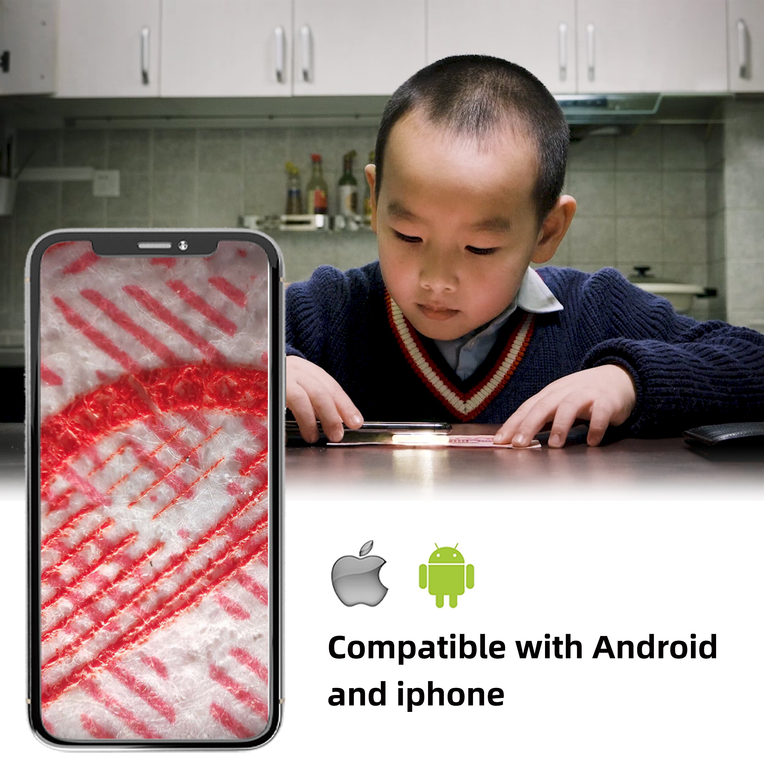 TinyScope pocket mobile microscope lens 20x-400x magnification educational toy portable microscope suitable for all smart phones