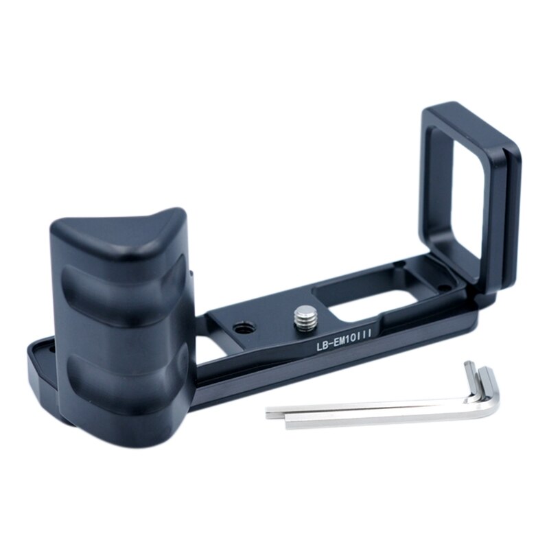 Quick Release L Plate Bracket Double Handle for Olympus OM-D E-M10 Mark III EM10 III Camera: Default Title