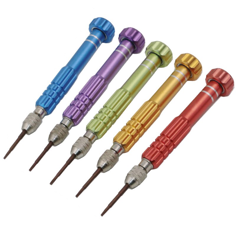 10pcs Repair Opening Magnetic Screwdriver Kit Set For Watch Cell Mobile Phone Disassemble Open Tool Precision Screwdrivers: mix color