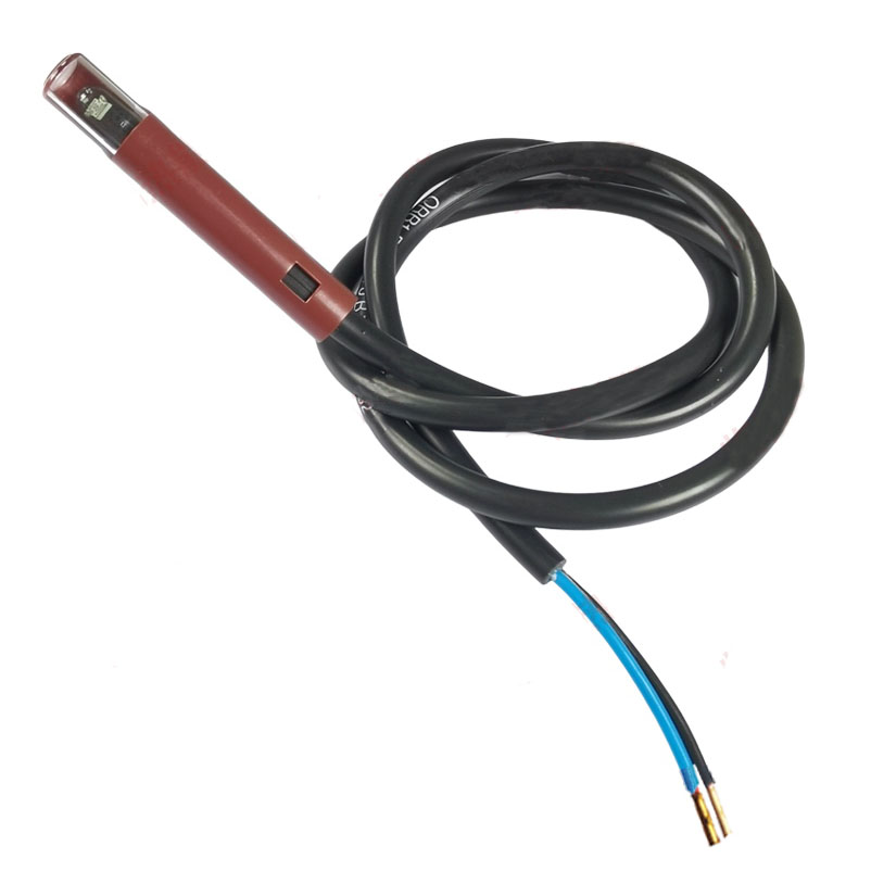 QRB1 Flame Detector Glass Bubble High Sensitive Flame Sensor Red Photosensitive Electric Eye for Diesel Burner Fire Detection