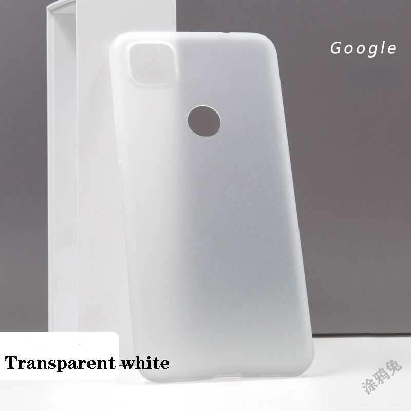 Custodia per telefono in pp trasparente lusso semplice ultrasottile nessuna sensazione 0.35m per Google Pixel 5 xl 5xl custodie accessori per telefoni: Pixel5XL / 2