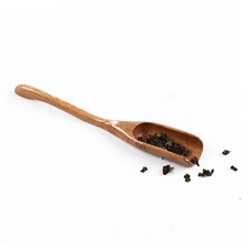 1 stk vintage kinesisk træ teske kaffebønner hjemmekøkken mad ske spade værktøj eftermiddagste skovl te ware-